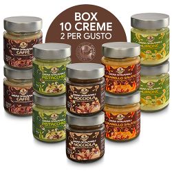 Immagine di 10 creme spalmabili miste (2 x tipo)